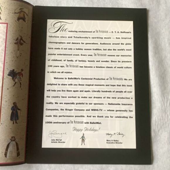 The Nutcracker Ballet Souvenir Program Columbus Ohio 1992 W/Newspaper Articles - Picture 2 of 4